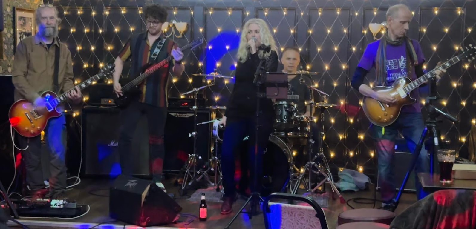 BlackDog rock covers band performing live